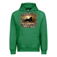 Emerald Keep it wild western bull Urban Hoodie - HowdyJamesFarm