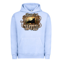 Pigment Grape Ice Keep it wild western bull Urban Hoodie - HowdyJamesFarm