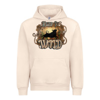 Sandshell Keep it wild western bull Urban Hoodie - HowdyJamesFarm