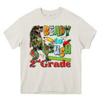 Cream ready to crush second grade Heavy Core Tee - texasbilliewilder