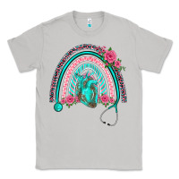 Moon Dust nurse life spring stethoscope heart rainbow Classic Tee - BarkalooDesign