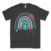 Smoke nurse life spring stethoscope heart rainbow Classic Tee - BarkalooDesign