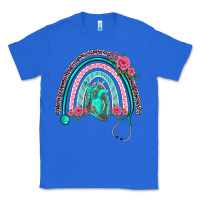 True Royal nurse life spring stethoscope heart rainbow Classic Tee - BarkalooDesign