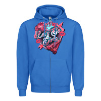 True Royal lets go girls pink Zipper Hoodie - NancyCooperArtShop