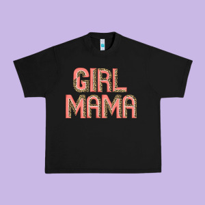 Girl Mama. Urban Heavy Tee Designed By Jahusdesignshop