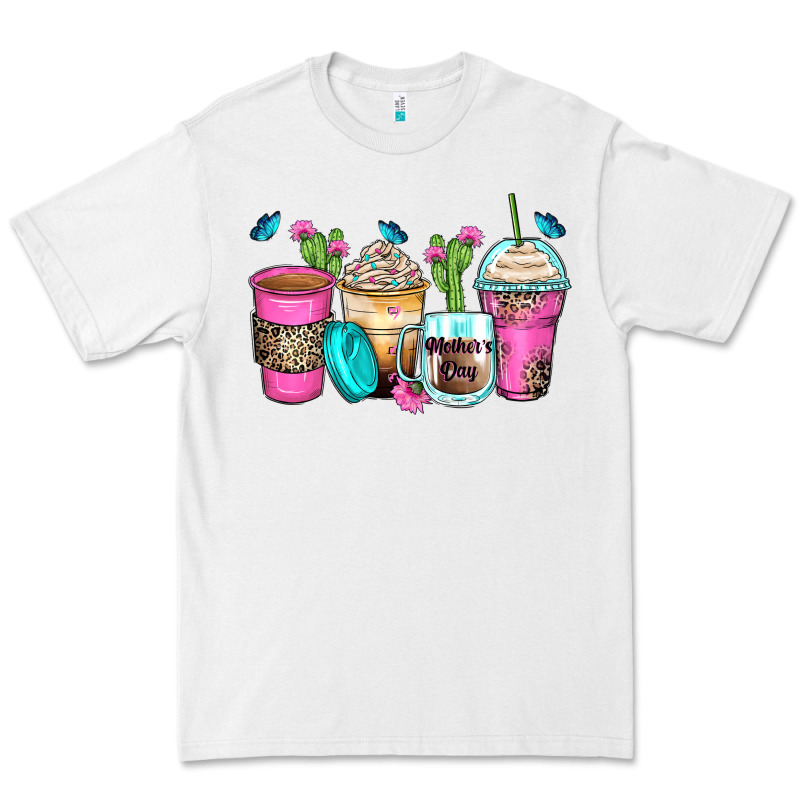 Mother's Day Coffee Cups Premium Tee by Zillion Design Studio | Teevron