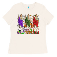 Bone san judas happy  hallothanksmas Ladies Tee - JahusDesignShop