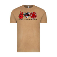 Vintage Camel peace love back to red Vintage Tee - Artiststas