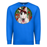 True Royal Christmas Bull Terrier Premium Sweatshirt - RanaPortraitStore