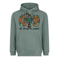 Sage with god all things are possible gemstone cross Heavyweight Hoodie - Jasminsmagicworld