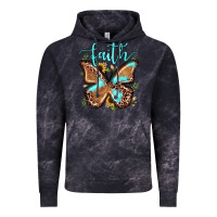 Cloud Black faith leopard butterfly Vintage Hoodie - JahusDesignShop