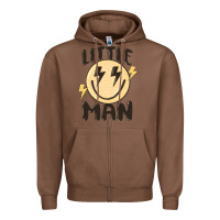 Chestnut little man Zipper Hoodie - MaliasSmallBusiness