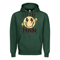 Sports Green little man Zipper Hoodie - MaliasSmallBusiness