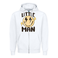 White little man Zipper Hoodie - MaliasSmallBusiness