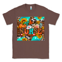 Chestnut pumpkin nurse with sunflower Classic Tee - AdoDesignShop
