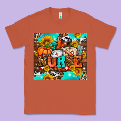 Pumpkin Nurse With Sunflower Classic Tee Designed By Adodesignshop