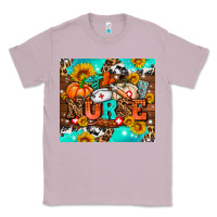 Lilac pumpkin nurse with sunflower Classic Tee - AdoDesignShop