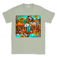 Matcha pumpkin nurse with sunflower Classic Tee - AdoDesignShop