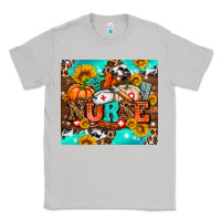 Moon Dust pumpkin nurse with sunflower Classic Tee - AdoDesignShop
