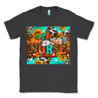 Smoke pumpkin nurse with sunflower Classic Tee - AdoDesignShop
