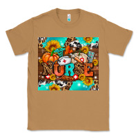 Toasted Coconut pumpkin nurse with sunflower Classic Tee - AdoDesignShop