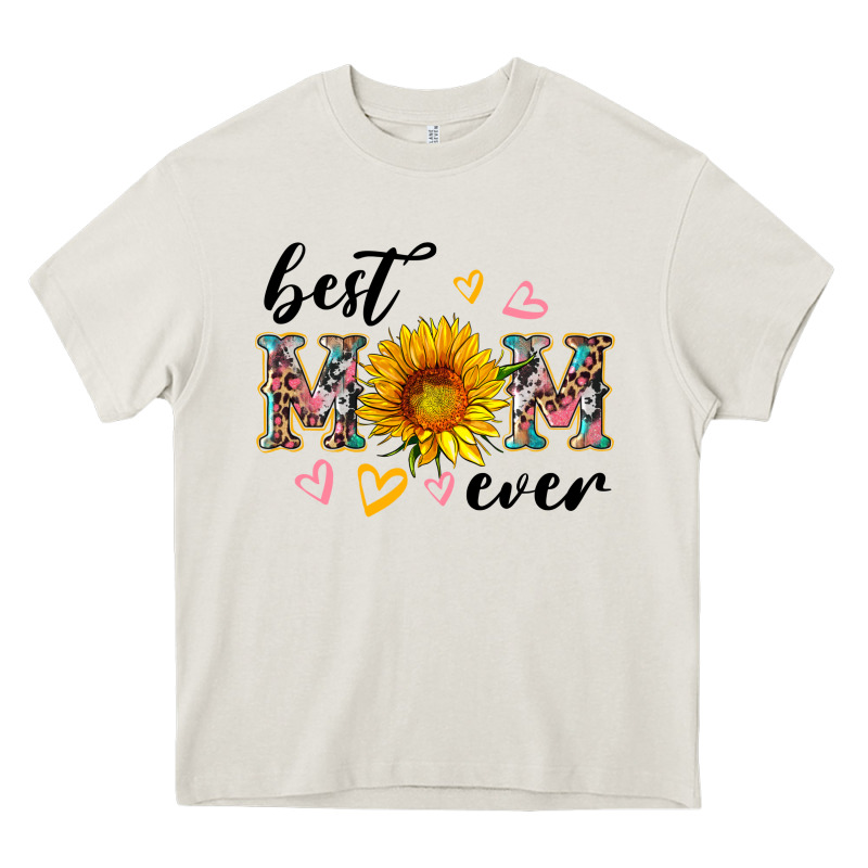 Best Mom Ever With Sunflower Heavy Core Tee by Artiststas | Teevron
