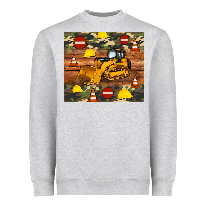 Bulldozer Camouflage Tumbler Heavyweight Sweatshirt by Artiststas | Teevron