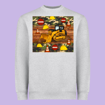 Bulldozer Camouflage Tumbler Heavyweight Sweatshirt Designed By Artiststas