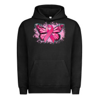 Pigment Black Cancer ribbon butterfly Cancer Awareness Urban Hoodie - HowdyJamesFarm