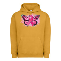 Pigment Peanut Butter Cancer ribbon butterfly Cancer Awareness Urban Hoodie - HowdyJamesFarm