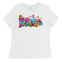 White cowgirl coffee cups Ladies Tee - texasbilliewilder