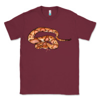 Burgundy Copperhead Snake Illustrations Classic Tee - LillyAllenDesigns