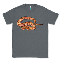 Charcoal Heather Copperhead Snake Illustrations Classic Tee - LillyAllenDesigns