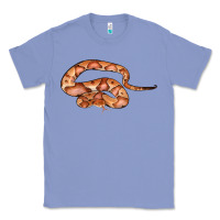 Colony Blue Copperhead Snake Illustrations Classic Tee - LillyAllenDesigns