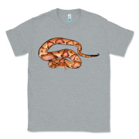 Heather Grey Copperhead Snake Illustrations Classic Tee - LillyAllenDesigns