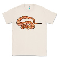Natural Copperhead Snake Illustrations Classic Tee - LillyAllenDesigns