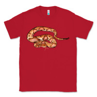 Red Copperhead Snake Illustrations Classic Tee - LillyAllenDesigns