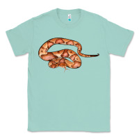 Seafoam Copperhead Snake Illustrations Classic Tee - LillyAllenDesigns