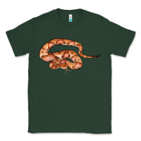 Sports Green Copperhead Snake Illustrations Classic Tee - LillyAllenDesigns