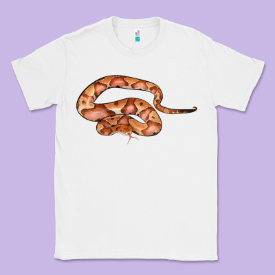 Copperhead Snake Illustrations Classic Tee Designed By Lillyallendesigns