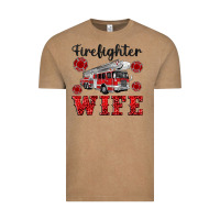 Vintage Coffee firefighter wife Vintage Tee - Artiststas