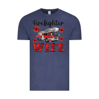 Vintage Denim firefighter wife Vintage Tee - Artiststas