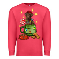 Cardinal Christmas coffee cup with Labrador Premium Sweatshirt - RanaPortraitStore