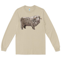 Mushroom rambouillet sheep Long Sleeve Tee - LillyAllenDesigns