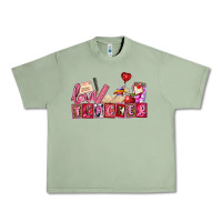 Oil Green valentines day teacher Urban Heavy Tee - AdoDesignShop
