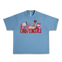 Pebble Blue valentines day teacher Urban Heavy Tee - AdoDesignShop