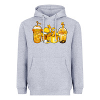 Heather Grey childhood cancer coffee Heavyweight Hoodie - Jasminsmagicworld