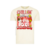 Vintage Arctic chillin  with my red snowmies Vintage Tee - AdoDesignShop