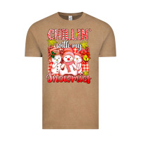 Vintage Coffee chillin  with my red snowmies Vintage Tee - AdoDesignShop