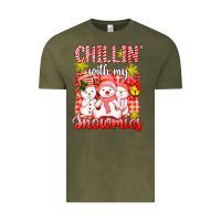 Vintage Olive chillin  with my red snowmies Vintage Tee - AdoDesignShop